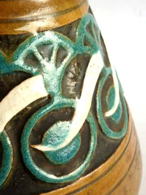 Art Nouveau French Ceramic Vase by Edmond Lachenal, 1920s-GKB-708658