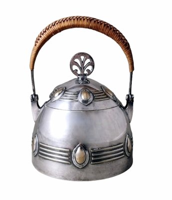 Art Nouveau German Silver-Plated Metal Sugar Bowl from WMF, 1906-QRS-1719148