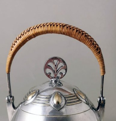 Art Nouveau German Silver-Plated Metal Sugar Bowl from WMF, 1906-QRS-1719148