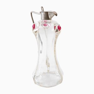 Art Nouveau Glass Carafe, Czech Republic, 1900s-FSD-1170202