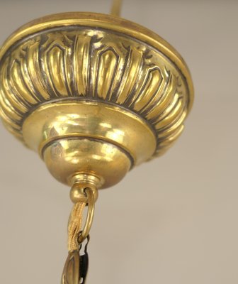 Art Nouveau Glass Rod Hanging Light, 1890s-KDB-1804105