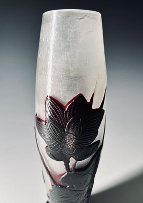 Art Nouveau Glass Vase by Gallé, France-LBS-1768302