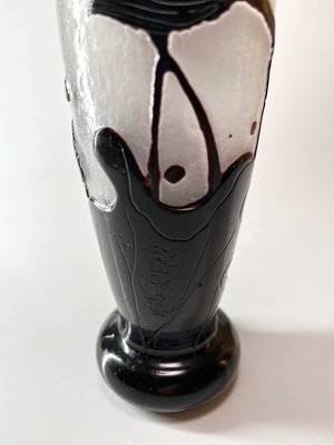 Art Nouveau Glass Vase by Gallé, France-LBS-1768302