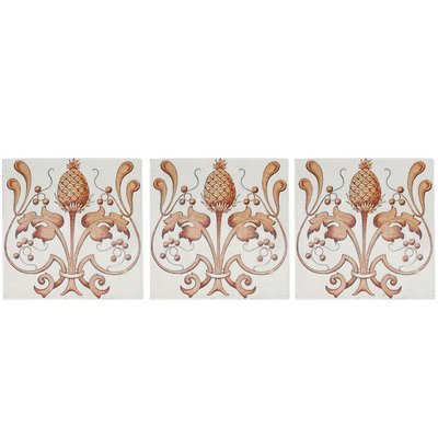 Art Nouveau Glazed Tiles, Belgium, 1920s, Set of 16-VDW-950179