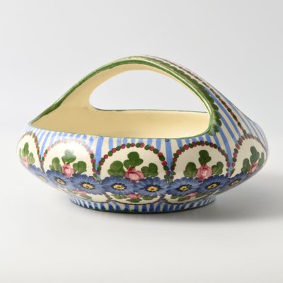 Art Nouveau Hand-Painted Bowl from Annaburg, 1900s-IXK-1800963