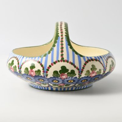 Art Nouveau Hand-Painted Bowl from Annaburg, 1900s-IXK-1800963