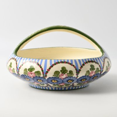 Art Nouveau Hand-Painted Bowl from Annaburg, 1900s-IXK-1800963