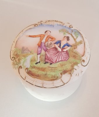 Art Nouveau Hand Painted Lidded Box from Schäfer & Vater-QDP-577557