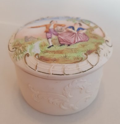 Art Nouveau Hand Painted Lidded Box from Schäfer & Vater-QDP-577557