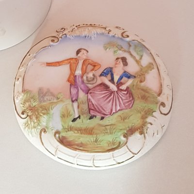 Art Nouveau Hand Painted Lidded Box from Schäfer & Vater-QDP-577557