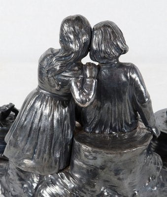 Art Nouveau Inkwell in Pewter, 1900-RVK-1166239