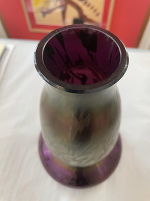 Art Nouveau Iridescent Glass Vase from Poschinger, 1910s-SEI-1166438