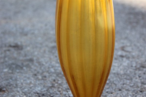 Art Nouveau Italian Blown Murano Glass Vase, 1920s-EH-627519