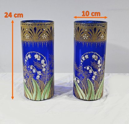 Art Nouveau Legras Vases, Set of 2-RVK-1793542