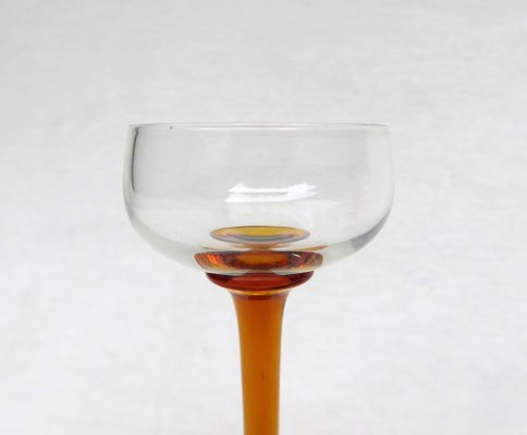 Art Nouveau Liquor Glasses from Rheinische Glashütte, Cologne-Ehrenfeld, 1890s, Set of 11-EY-1389879