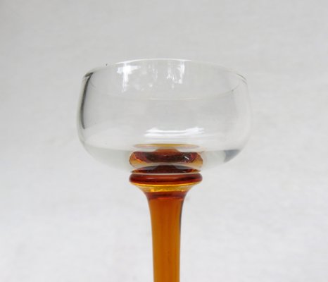 Art Nouveau Liquor Glasses from Rheinische Glashütte, Cologne-Ehrenfeld, 1890s, Set of 11-EY-1389879