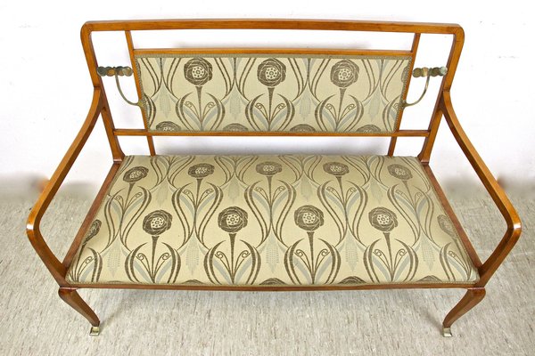 Art Nouveau Living Room Set, Austria, 1910s, Set of 4-TQA-1322284