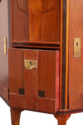 Art Nouveau Mahogany Cabinet from August Ungethüm, 1905-ABO-1438849