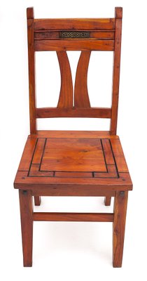 Art Nouveau Mahogany Chairs, 1890s, Set of 4-JCN-1720895