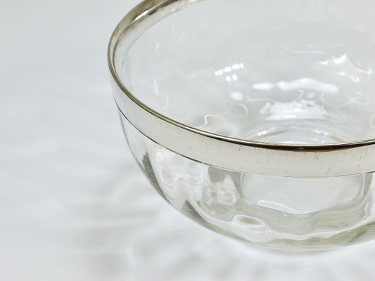 Art Nouveau Meteor Bowl with Silver Rim from Bakalowits & Söhne, 1900s-MWV-1760031