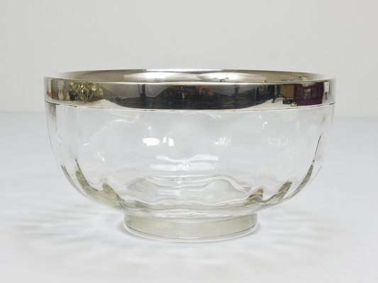 Art Nouveau Meteor Bowl with Silver Rim from Bakalowits & Söhne, 1900s-MWV-1760031