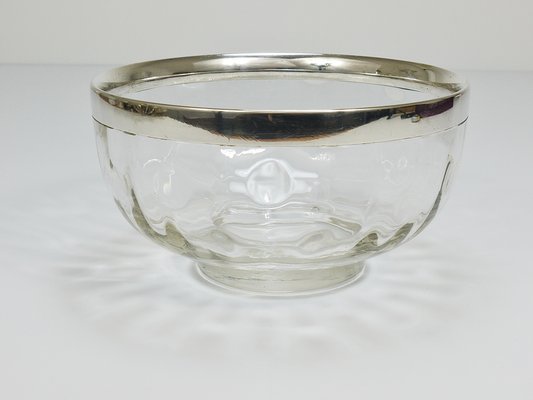 Art Nouveau Meteor Bowl with Silver Rim from Bakalowits & Söhne, 1900s-MWV-1760031