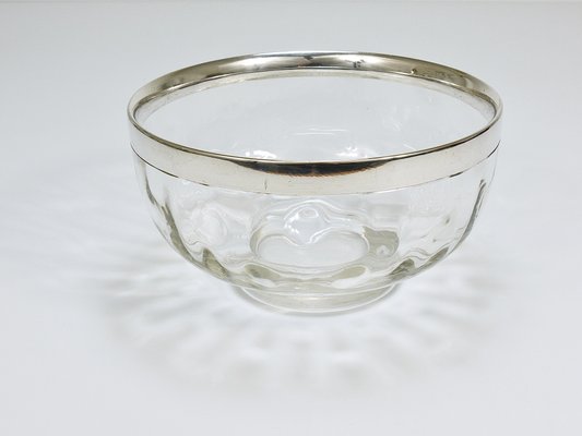 Art Nouveau Meteor Bowl with Silver Rim from Bakalowits & Söhne, 1900s-MWV-1760031