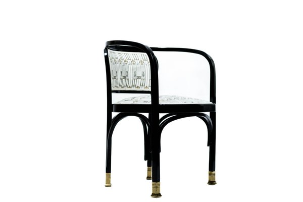 Art Nouveau Model 715F Armchair by Gustav Siegel for Kohn, 1900s-KGI-1275997