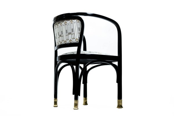 Art Nouveau Model 715F Armchair by Gustav Siegel for Kohn, 1900s-KGI-1275997