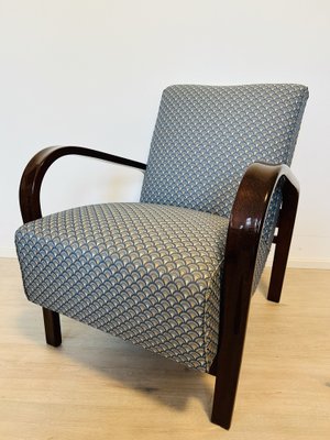 Art Nouveau Model HF-11 Armchair by Halabala for Interier Praha, 1956-YNX-1787951