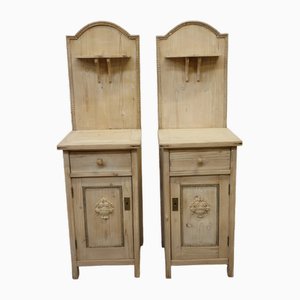 Art Nouveau Nightstands, 1920s, Set of 2-KWR-1797183