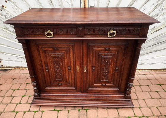 Art Nouveau Oak Chest of Drawers, 1920s-WQQ-2027202