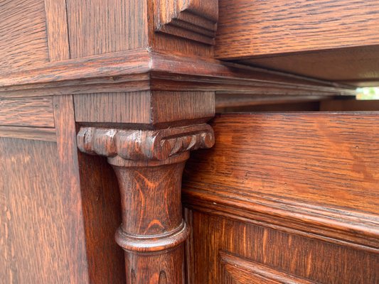 Art Nouveau Oak Chest of Drawers, 1920s-WQQ-2027202