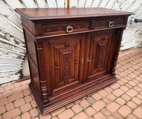 Art Nouveau Oak Chest of Drawers, 1920s-WQQ-2027202