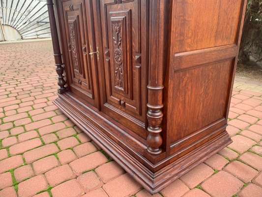 Art Nouveau Oak Chest of Drawers, 1920s-WQQ-2027202