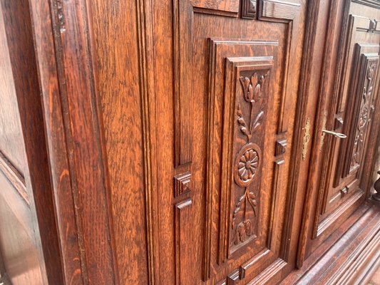 Art Nouveau Oak Chest of Drawers, 1920s-WQQ-2027202