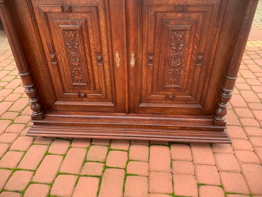 Art Nouveau Oak Chest of Drawers, 1920s-WQQ-2027202