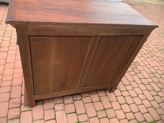 Art Nouveau Oak Chest of Drawers, 1920s-WQQ-2027202