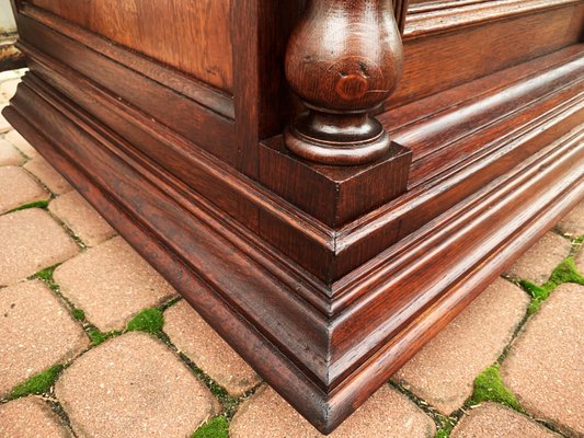 Art Nouveau Oak Chest of Drawers, 1920s-WQQ-2027202