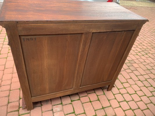 Art Nouveau Oak Chest of Drawers, 1920s-WQQ-2027202