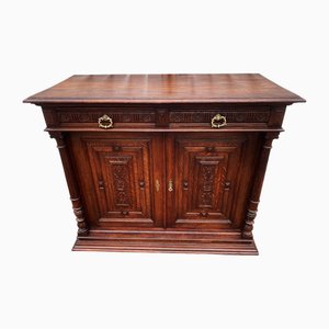 Art Nouveau Oak Chest of Drawers, 1920s-WQQ-2027202