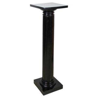 Art Nouveau Pedestal in Ebonized Beechwood, Austria, 1900s-TQA-1321911