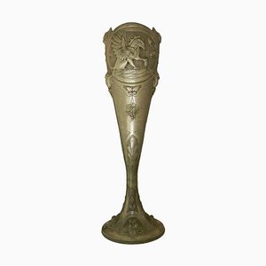 Art Nouveau Pewter Vase by André Villien, 1900s-ARU-625988