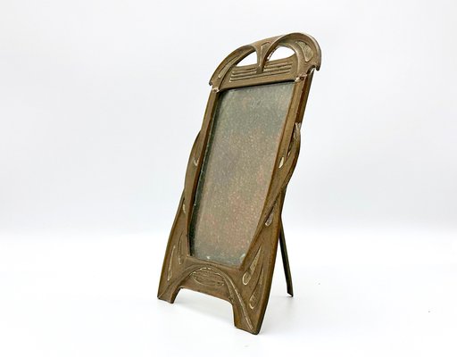 Art Nouveau Photo Frame in Copper, 1900s-ZCY-1736840