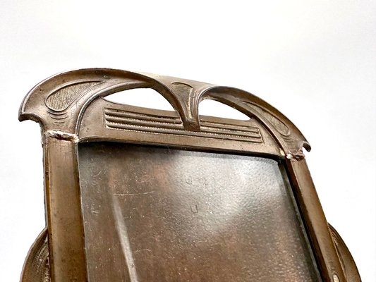 Art Nouveau Photo Frame in Copper, 1900s-ZCY-1736840