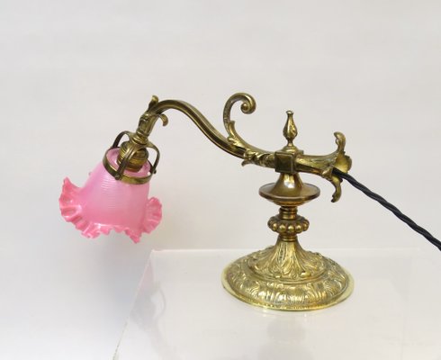 Art Nouveau Piano Table Lamp in Bronze-EY-1363933