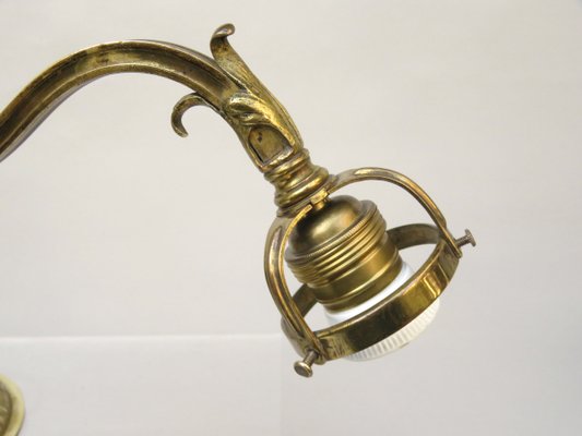 Art Nouveau Piano Table Lamp in Bronze-EY-1363933