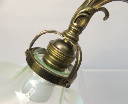 Art Nouveau Piano Table Lamp in Bronze-EY-1363933