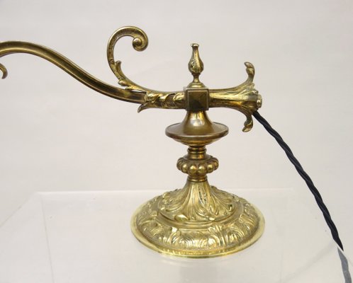 Art Nouveau Piano Table Lamp in Bronze-EY-1363933