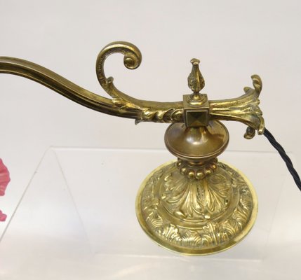 Art Nouveau Piano Table Lamp in Bronze-EY-1363933